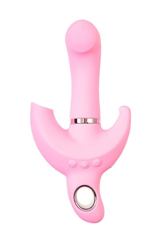 Wibrator króliczek obrotowy JOS Twistme różowy silikonowy USB 19.5 cm