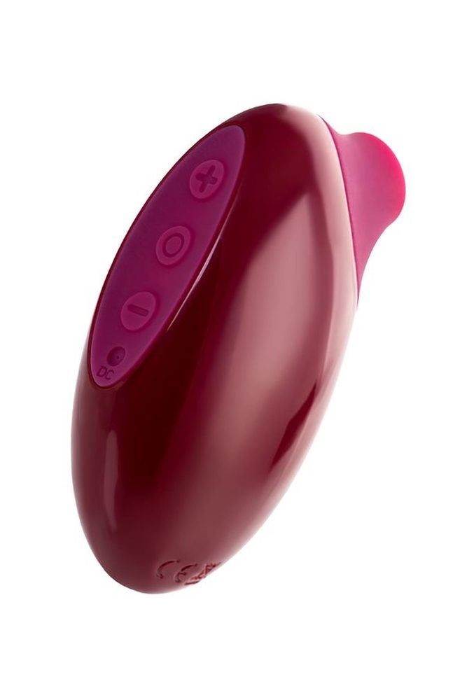 Stymulator próżniowy Myrty bordowy USB 9,8 cm