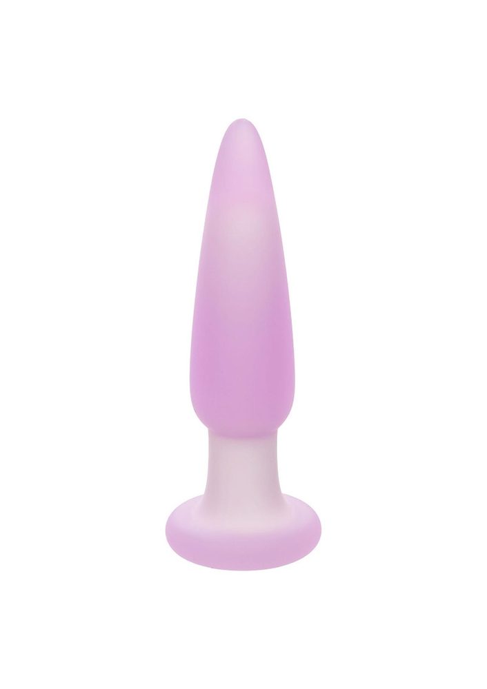 Plug analny wibrujący Calexotics Lavender Haze fioletowy silikonowy