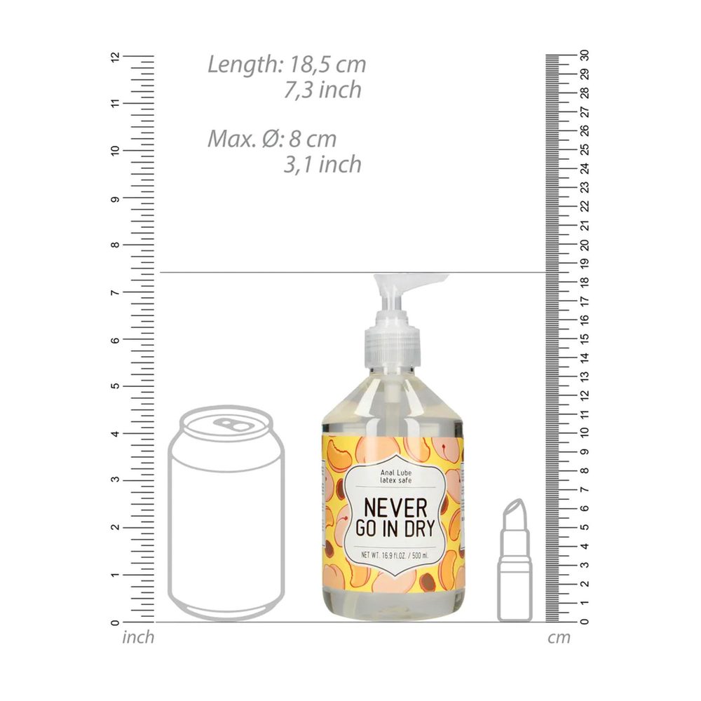 Lubrykant analny mrowiący na bazie wody S Line 500 ml