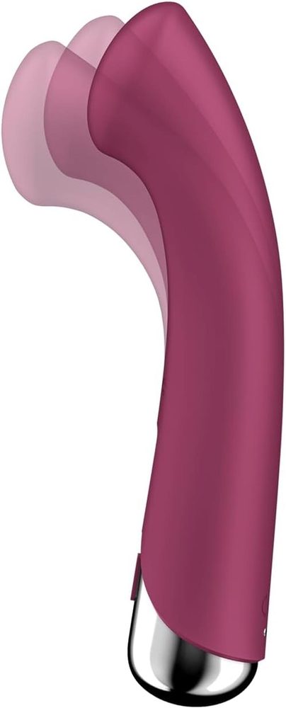 Wibrator punktu G obrotowy Satisfyer Spinning 1 czerwony