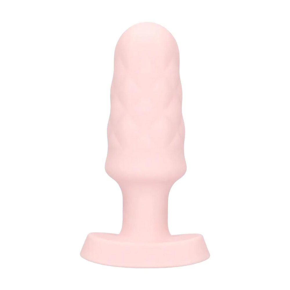 Plug analny wibrujący z pilotem Loveline Velvet różowy 9,8 cm