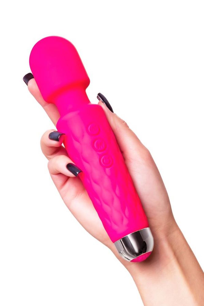 Masażer wibrujący Flovetta Peony silikonowy różowy USB 20.5 cm