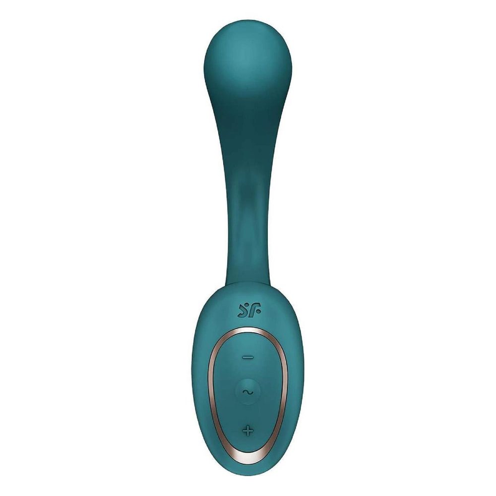Wibrator punktu G Satisfyer G For Goddess 2 silikonowy butelkowa zieleń USB