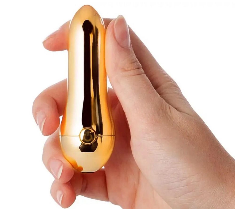 Stymulator łechtaczki Mirage WANAME DSPLASH złoty USB 9 cm