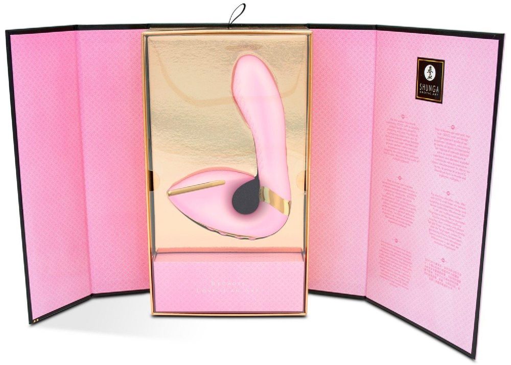 Wibrator silikonowy Shunga Soyo różowy USB 17 cm