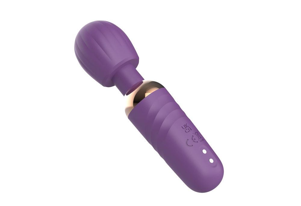 Stymulator łechtaczki silikonowy Little Fairy Wand fioletowy 14 cm