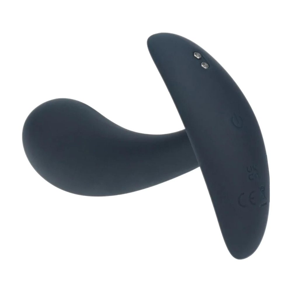 Masażer prostaty wibrujący silikonowy Levelz M czarny 12,5cm