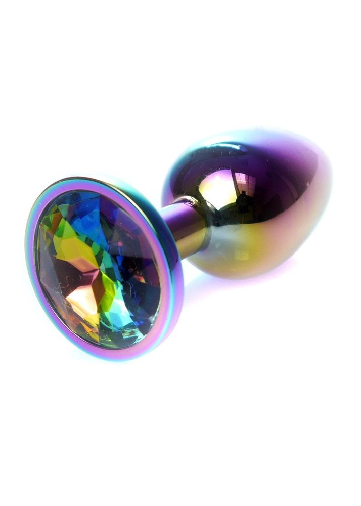Korek analny ze stali nierdzewnej z diamencikiem MyLove Toys 7 cm