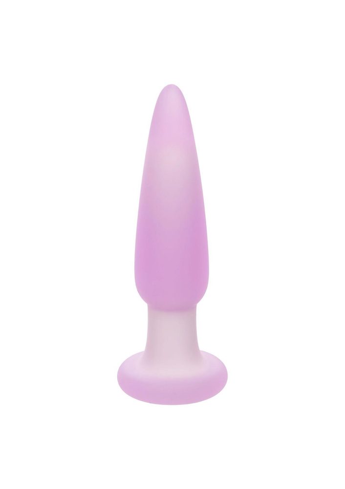 Plug analny wibrujący Calexotics Lavender Haze fioletowy silikonowy