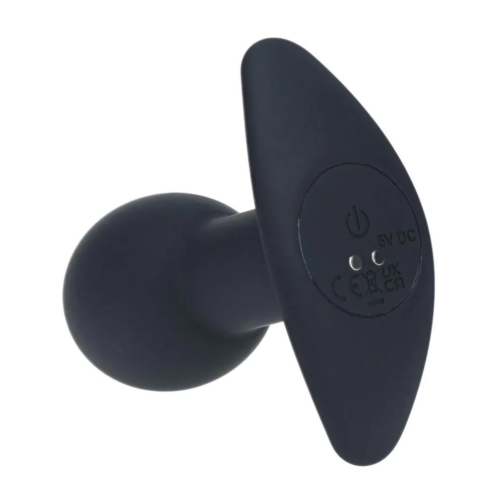 Korek analny wibrujący silikonowy Single Bulb Levelz czarny 9cm