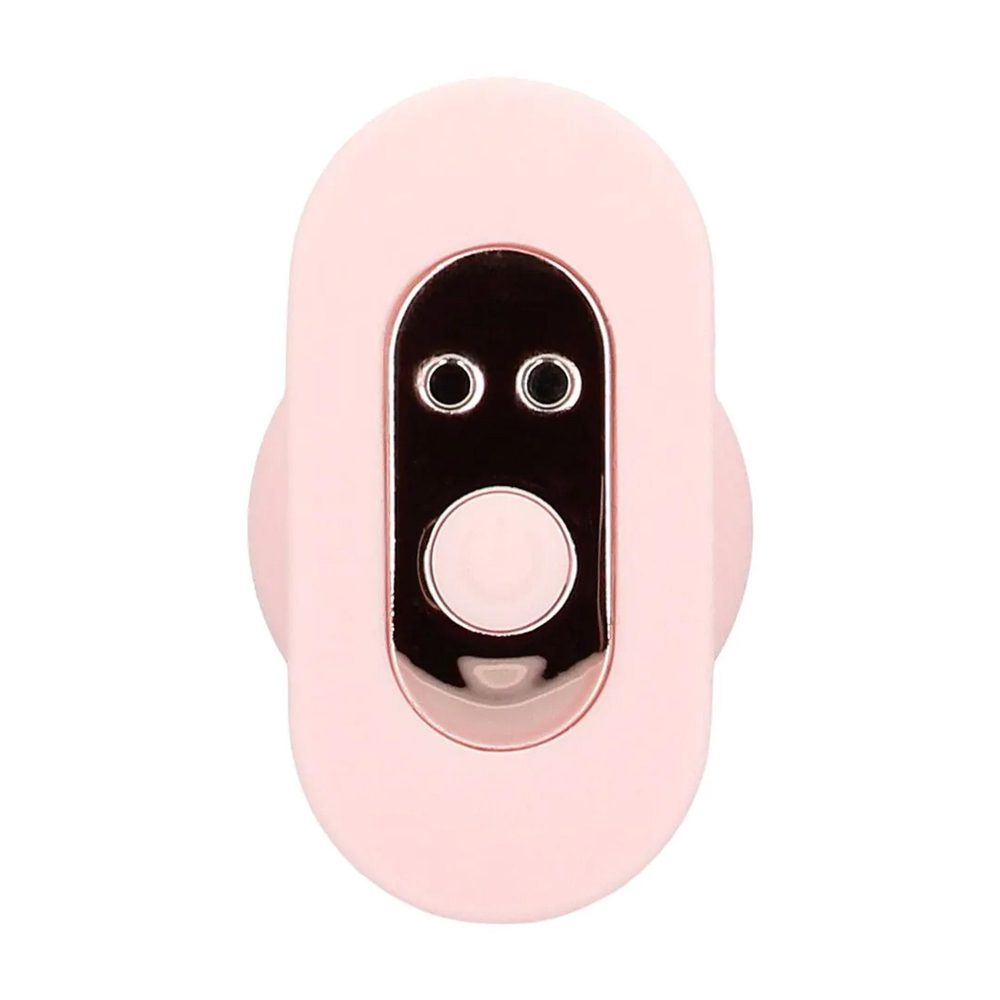 Plug analny wibrujący z pilotem Loveline Velvet różowy 9,8 cm