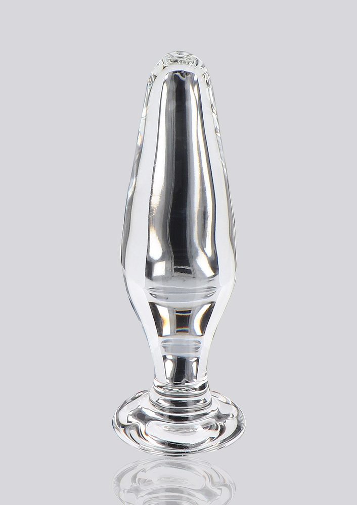 Korek analny szklany Star Sparkler ToyJoy przezroczysty 12 cm