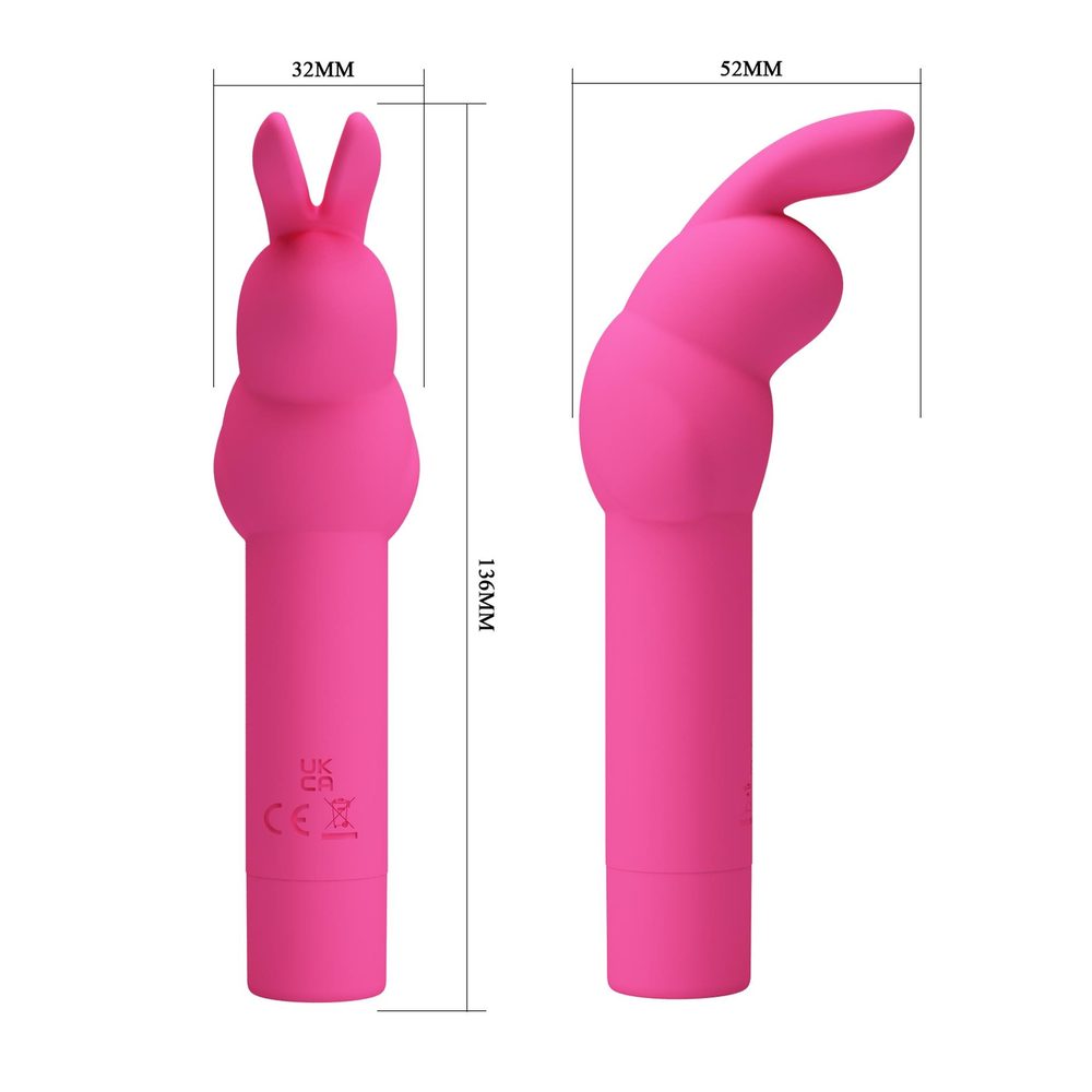 Wibrator króliczek Pretty Love Gerardo silikonowy 10 funkcji wibracji