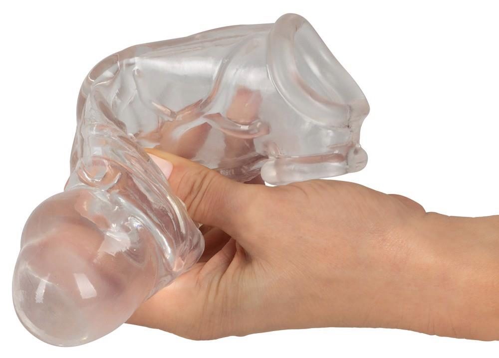 Przedłużka na penisa Crystal Clear TPE 19,2 cm
