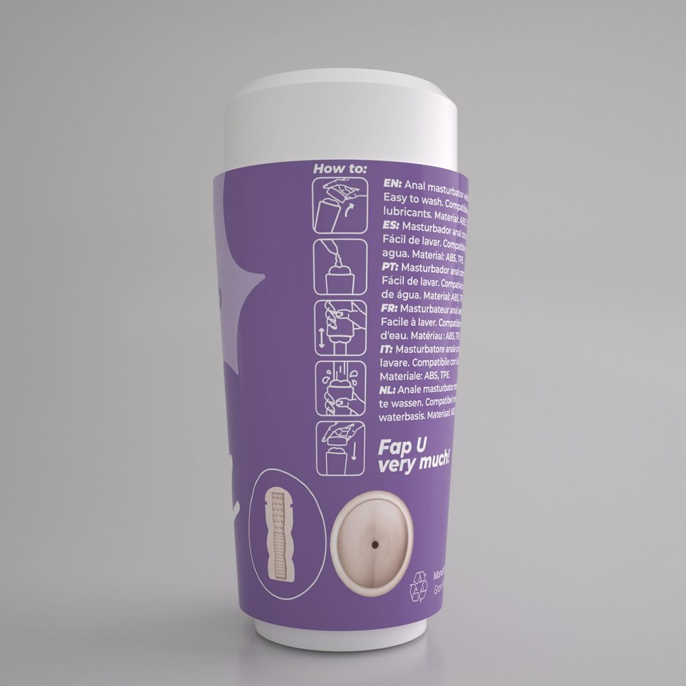 Masturbator analny przenośny Crushious Fappucino Hot Buns