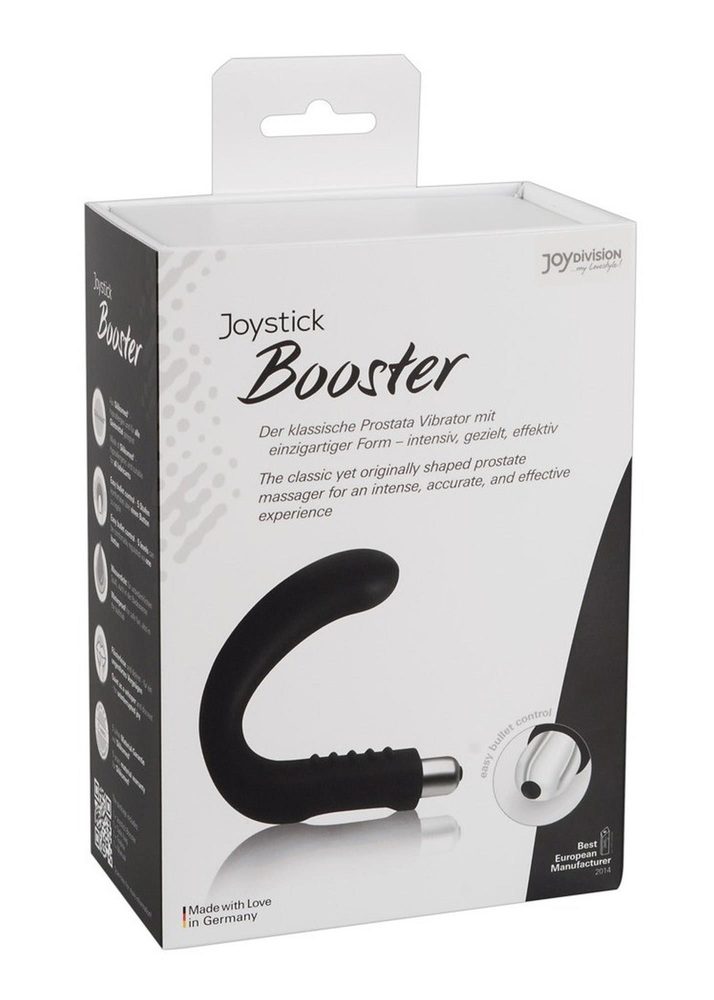 Masażer prostaty silikonowy JoyDivision czarny 2,5 cm