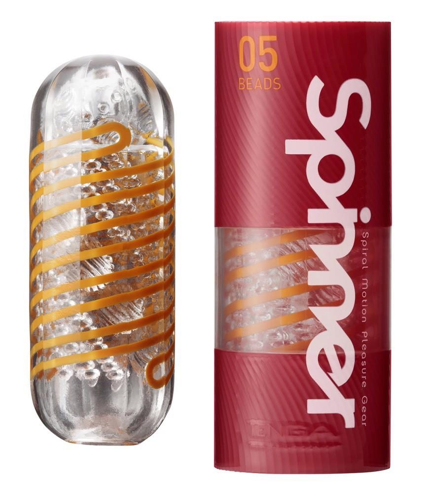 Masturbator Tenga Spinner Beads przezroczysty 13 cm