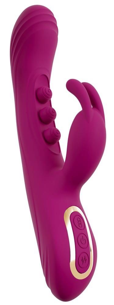 Wibrator króliczek Javida 2F squirt silikonowy USB 22,5 cm