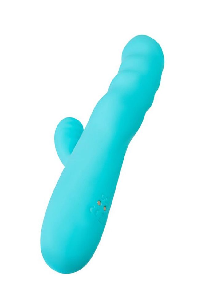 Wibrator króliczek rotacyjny JOS MERRY SWI niebieski silikonowy 20.7 cm USB