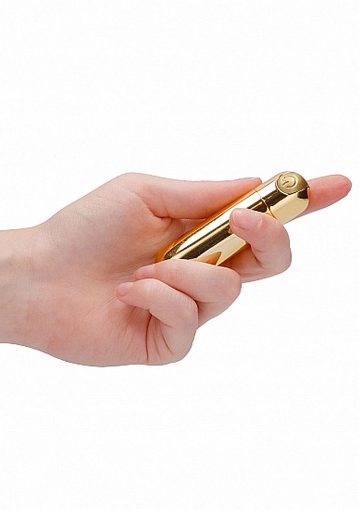 Wibrator mini Be Good Tonight złoty USB 10 trybów