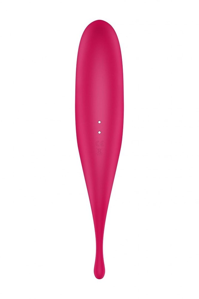 Stymulator łechtaczki Satisfyer Twirling Pro czerwony USB