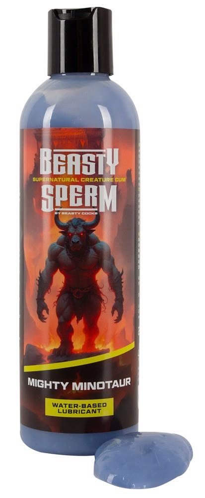 Lubrykant Beasty Cocks Sperm Mighty Minotaur szaro niebieski 250 ml