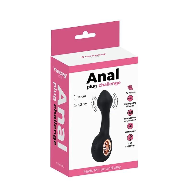 Wibrujący korek analny Fantasy 14 cm USB