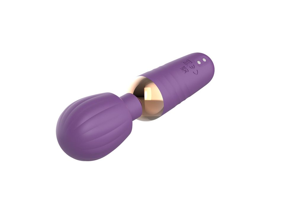 Stymulator łechtaczki silikonowy Little Fairy Wand fioletowy 14 cm