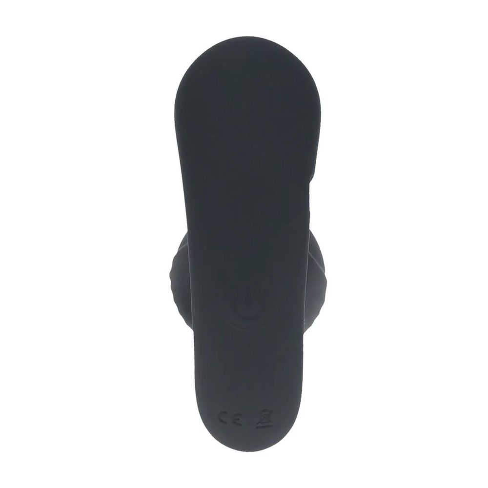 Korek analny wibrujący Levelz silikonowy z pilotem 10,6 cm czarny