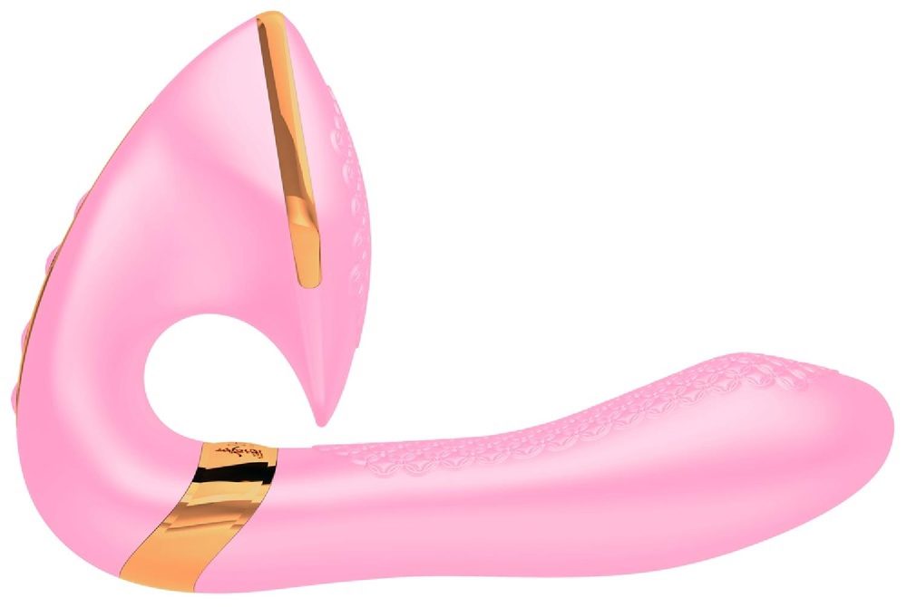 Wibrator silikonowy Shunga Soyo różowy USB 17 cm