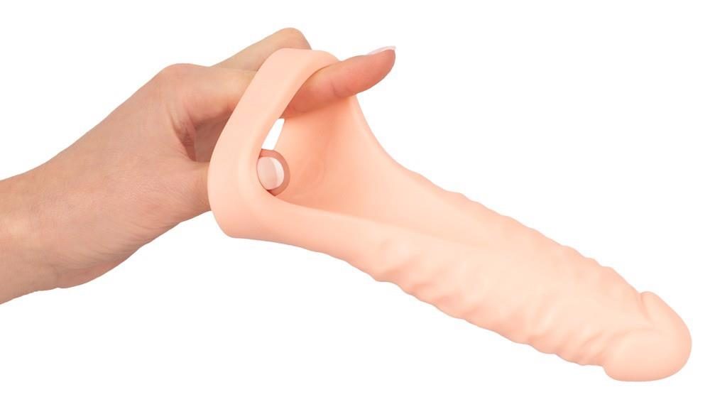 Pierścień erekcyjny Realistixxx Double Fucker TPE 18 cm