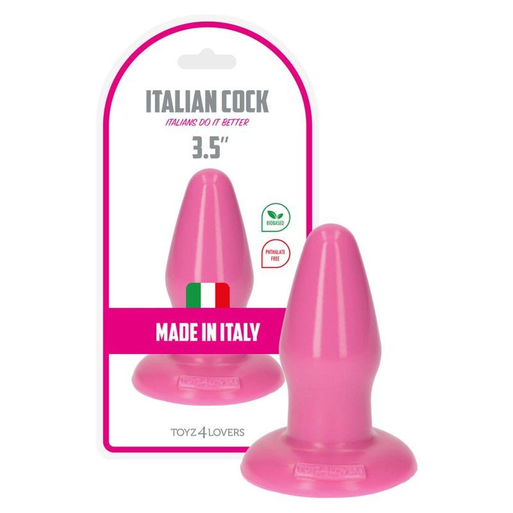 Korek analny PVC Milo Pink Toyz4lovers 9.5 cm