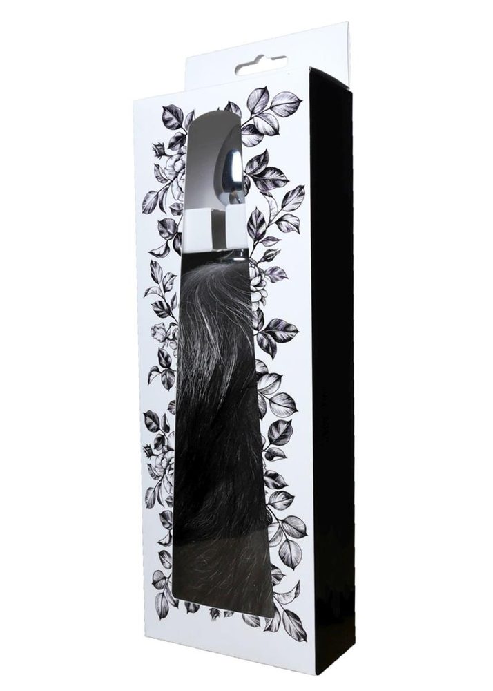 Korek analny z lisim ogonem B Series HeavyFun czarny XXL