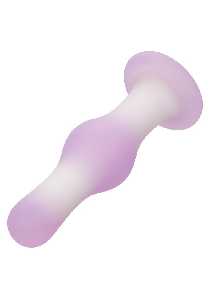 Silikonowy wibrujący korek analny Calexotics Lavender Haze fioletowy