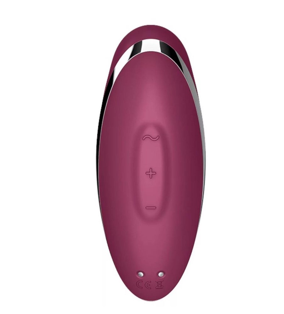 Stymulator łechtaczki Satisfyer Tap Climax 2 czerwony USB