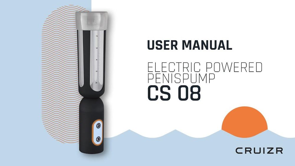 Pompka do penisa z funkcją ssania Cruizr CS08 USB