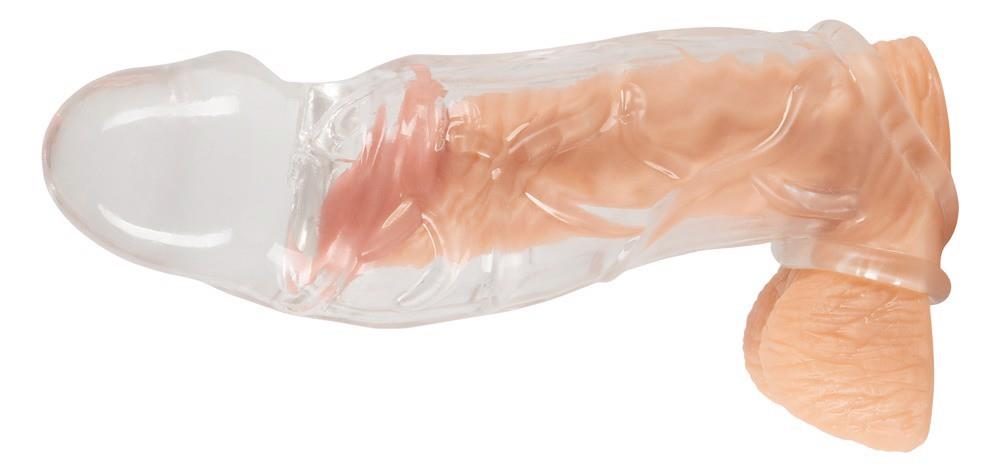 Przedłużka na penisa Crystal Clear TPE 19,2 cm