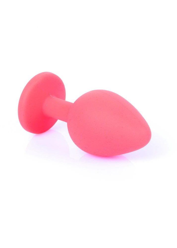 Silikonowa biżuteria analna MyLove Toys czerwona średnia 8 cm
