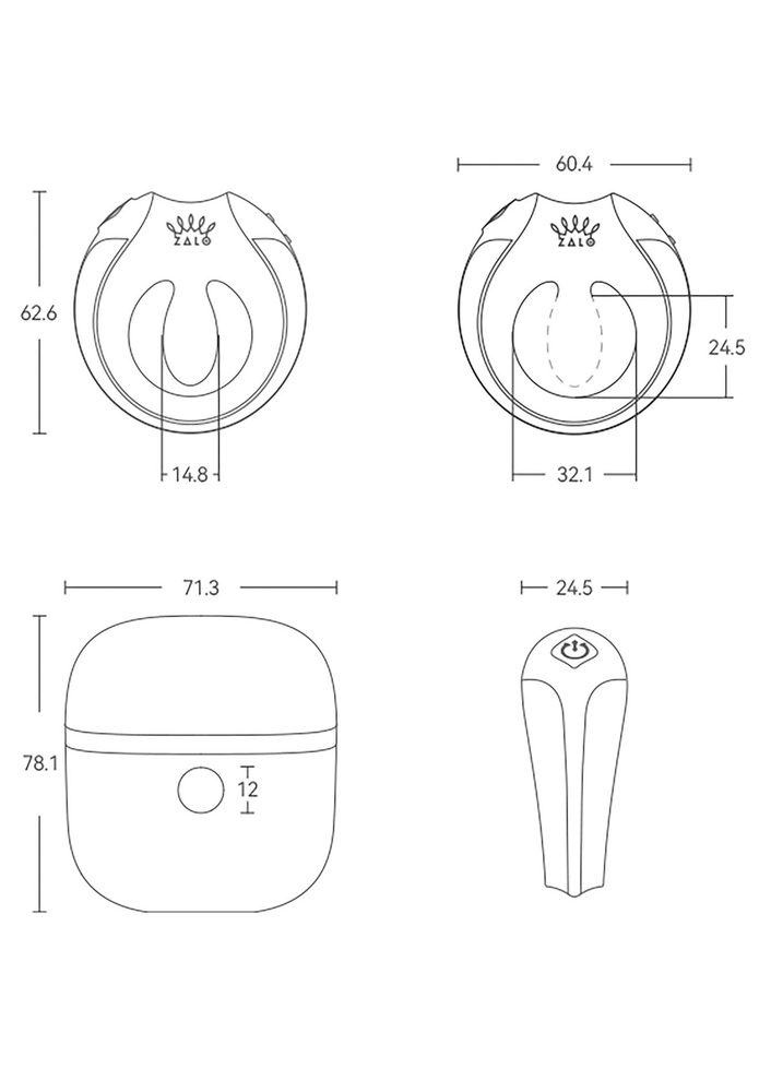 Apis Vibrating Couples Ring White