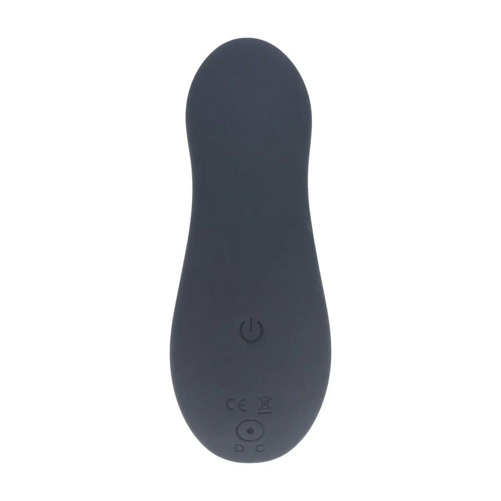Korek analny wibrujący koralikowy Levelz zdalny czarny 14 cm USB
