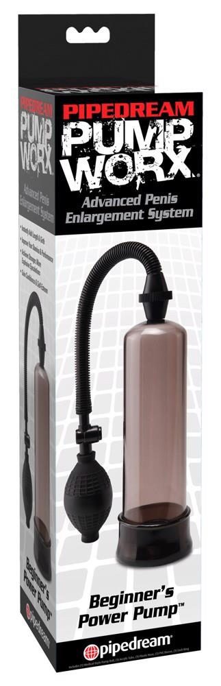 Pompka do penisa Pump Worx Beginner's Power Oumo Smoke 19 cm