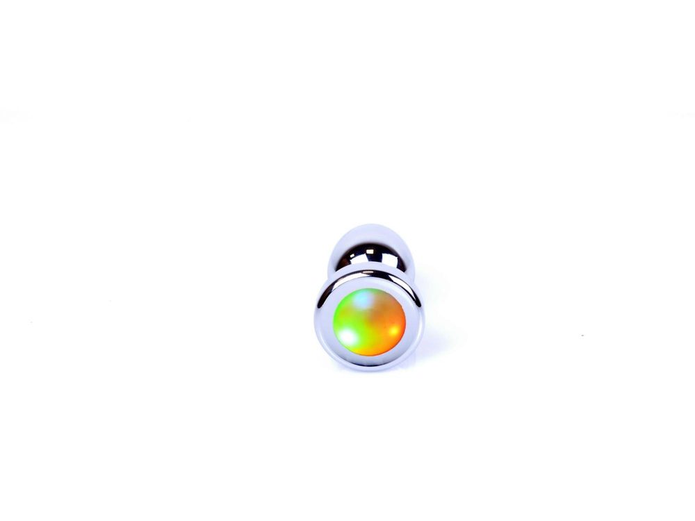 Biżuteria analna stalowa LED disco MyLove Toys 7 cm