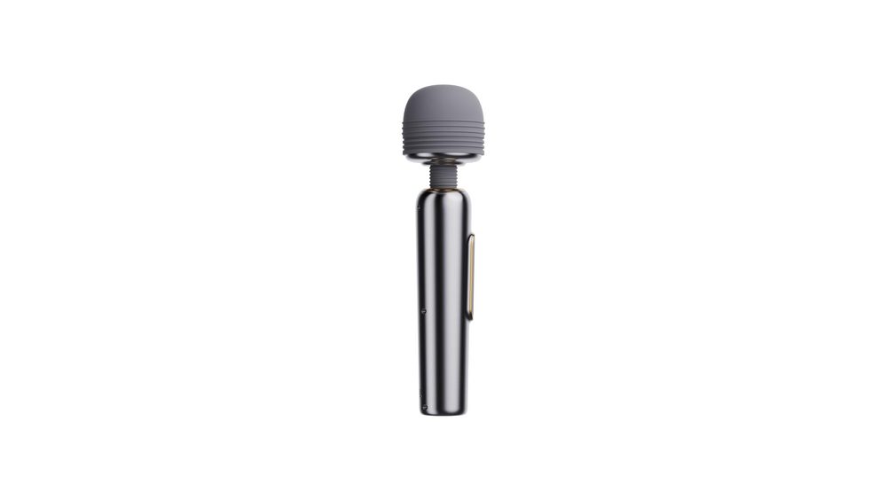 Masażer wand metaliczny silikonowy B Series Cute USB 24 cm