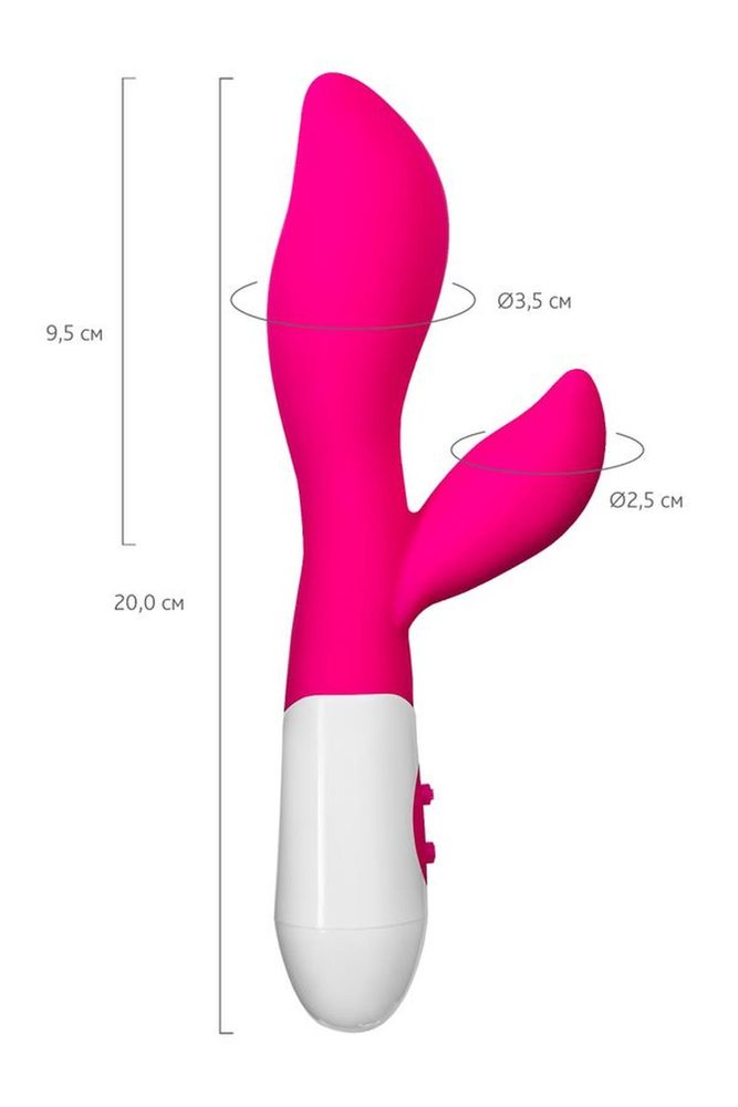 Wibrator króliczek Lilu A-Toys silikonowy różowy 20 cm