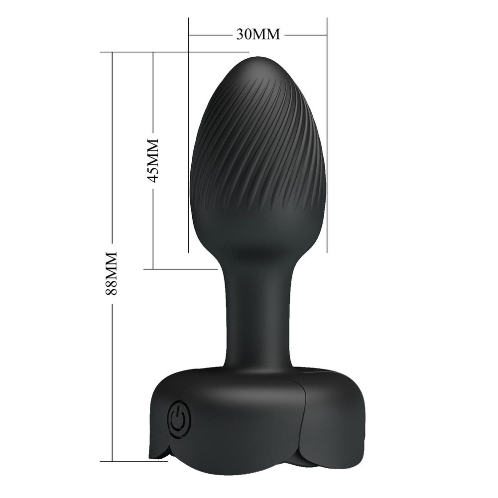 Korek analny wibrujący Pretty Love Olman silikonowy LED 10 wibracji