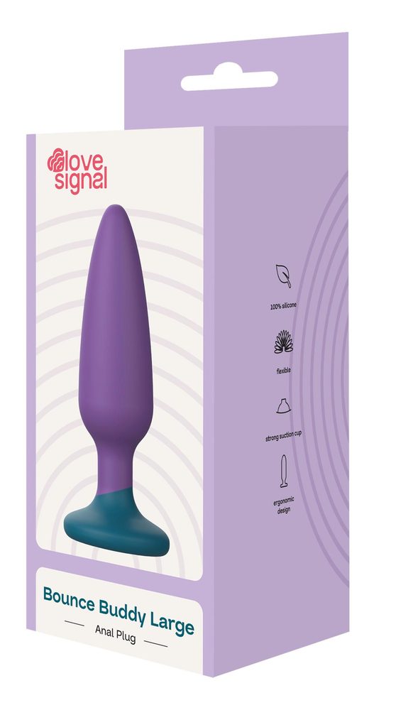 Korek analny Bounce Buddy Large silikonowy 13 cm