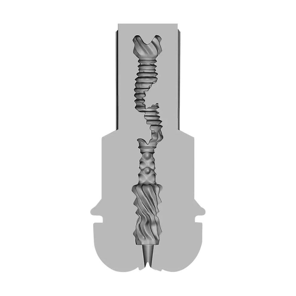 Masturbator RealRock Easy Rider niebieski TPE 21,5 cm