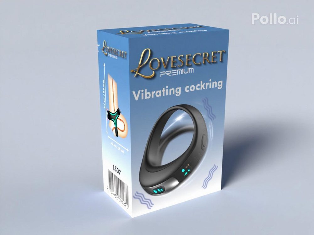 Wibrujący pierścień erekcyjny Lovesecret Premium silikonowy wodoodporny USB