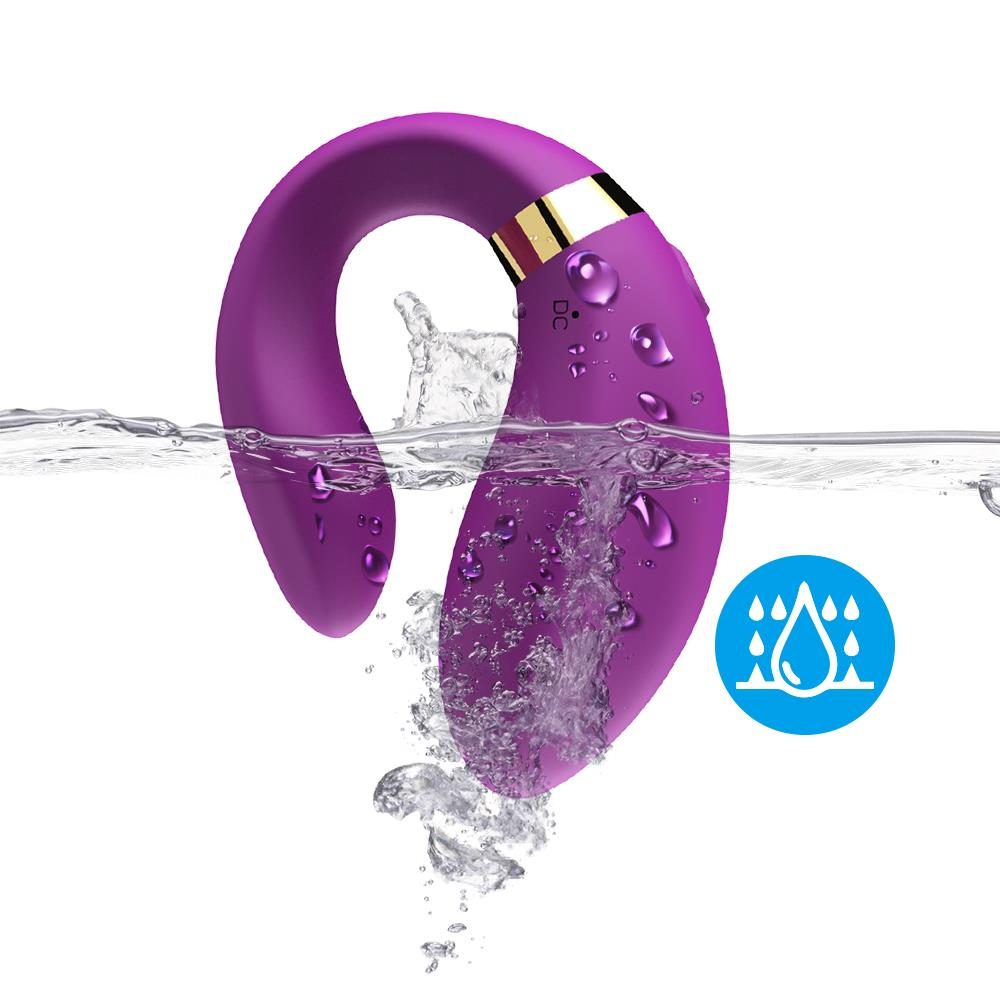Stymulator łechtaczki silikonowy B Series Joy fioletowy USB